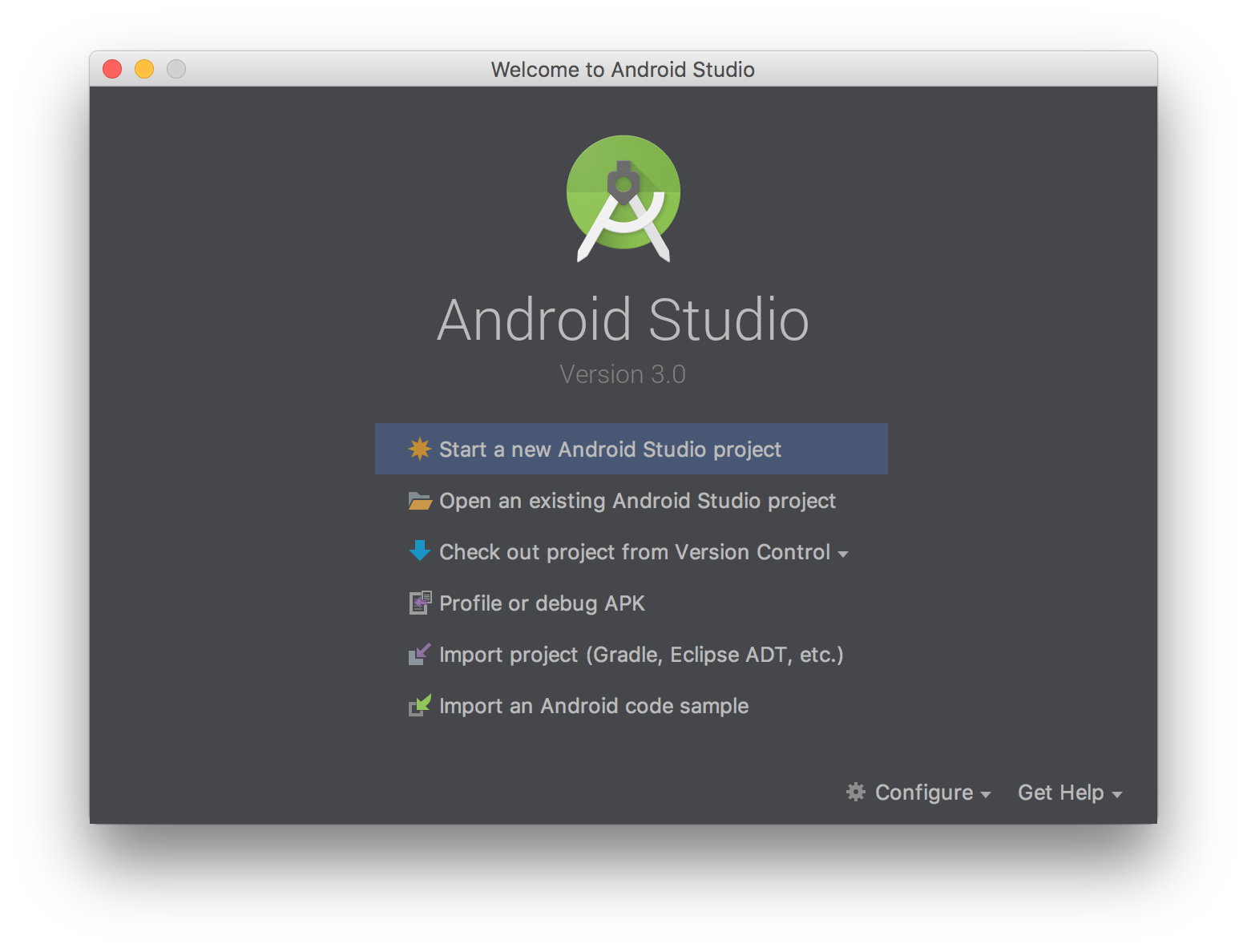 ios emulator android studio mac
